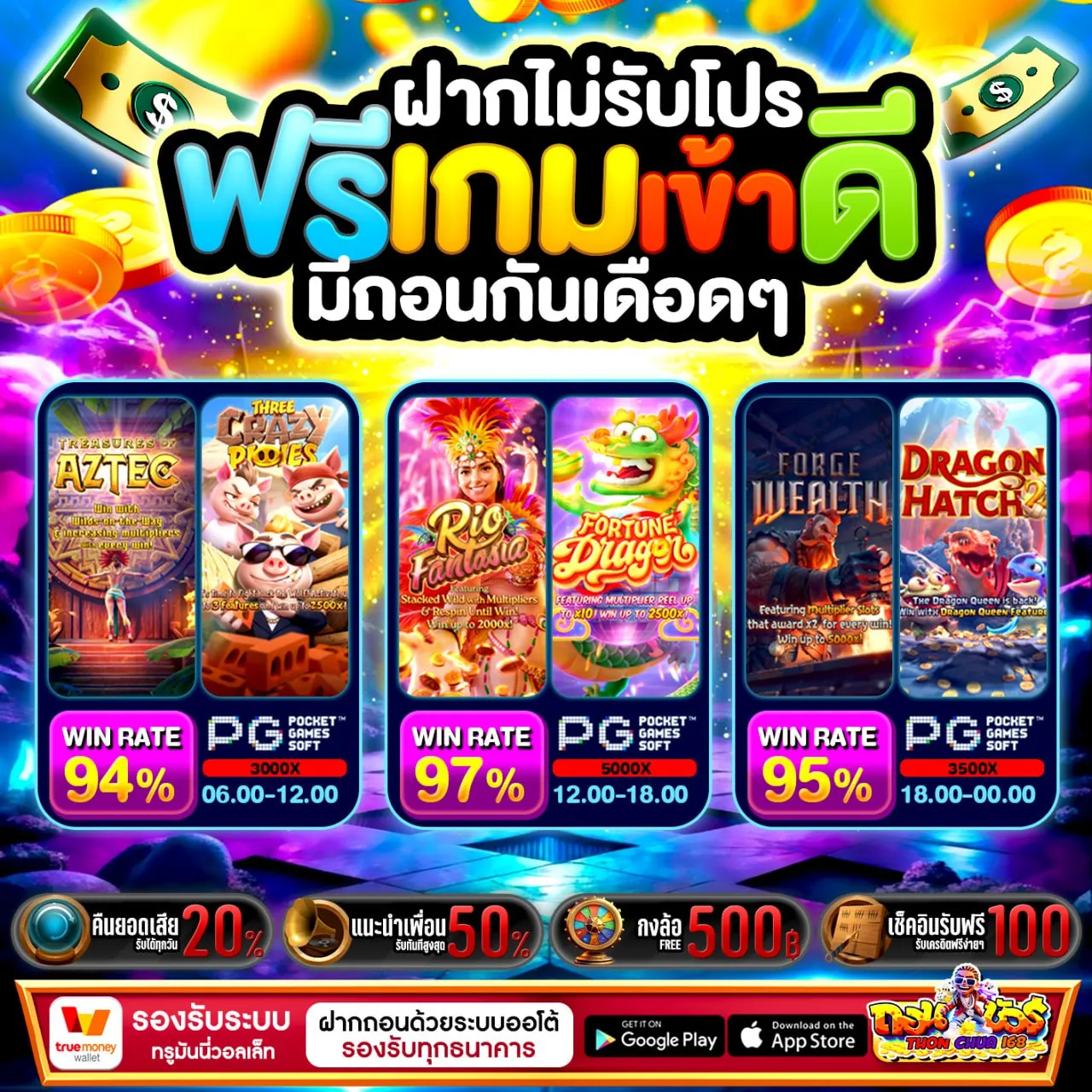 ถอนชัวร์168 เครดิตฟรี twitter